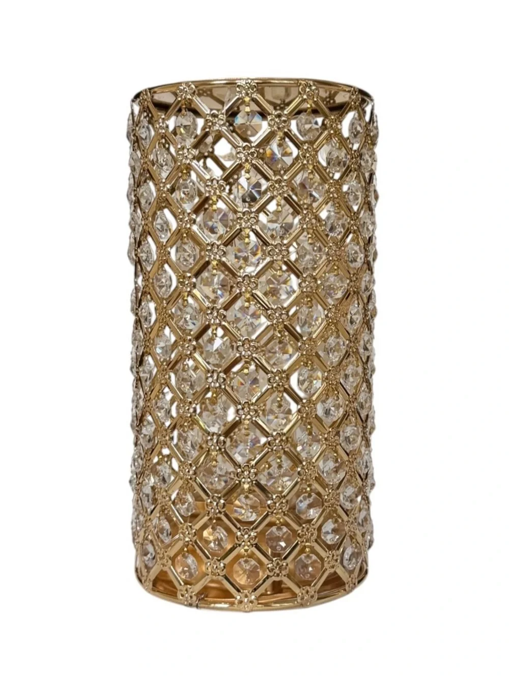 Valerie Parr Hill Gold Multi Faceted Brilliance 11” Hurricane